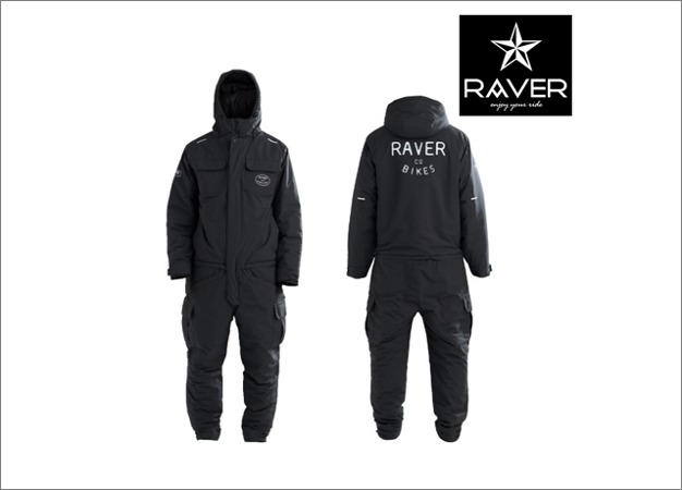 RAVER 겨울 방수 방한 일체형 점프슈트 배달 방한복 작업복